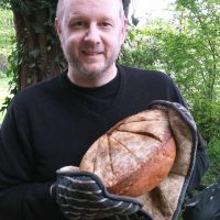 Voice over actor with bread